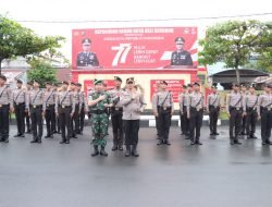 Dandim 0204 DS Dan Kapolresta Apel Sinergitas Di Mapolresta Deli Serdang