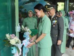 Danpusdikbekang Pusbekangad Resmikan Renovasi Posyandu