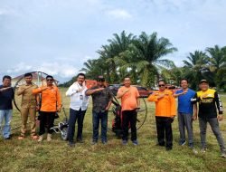 BPBD Sumsel dan  Pecinta Paramotor Latihan Bersama Untuk Menjangkau Pelosok Daerah Yang Terdampak Bencana