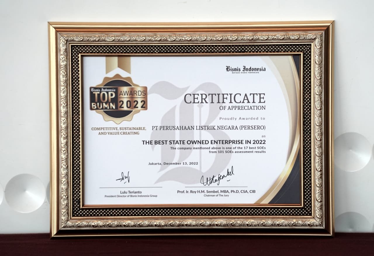 PLN Raih Top BUMN Awards Berkat Kontribusinya Dalam Pemulihan Ekonomi Nasional PLN Raih Top BUMN Awards Berkat Kontribusinya Dalam Pemulihan Ekonomi Nasional