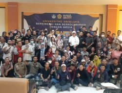 Humas UNSRI Gelar silahturahmi dengan para Media