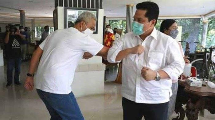 Makin Populer, Ganjar Pranowo - Erick Thohir Diprediksi Makin Dekat Raih Tiket dari KIB Makin Populer, Ganjar Pranowo - Erick Thohir Diprediksi Makin Dekat Raih Tiket dari KIB
