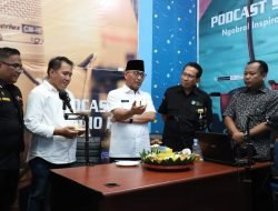 Pj Bupati Apriyadi Podcast Bareng PWI Muba Bahas MVC dan Berdayakan SDM Lokal