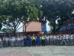 Police Goes To School Sat Lantas Polresta Deli Serdang, Sampaikan Himbauan Kamtibmas Kepada Pelajar.