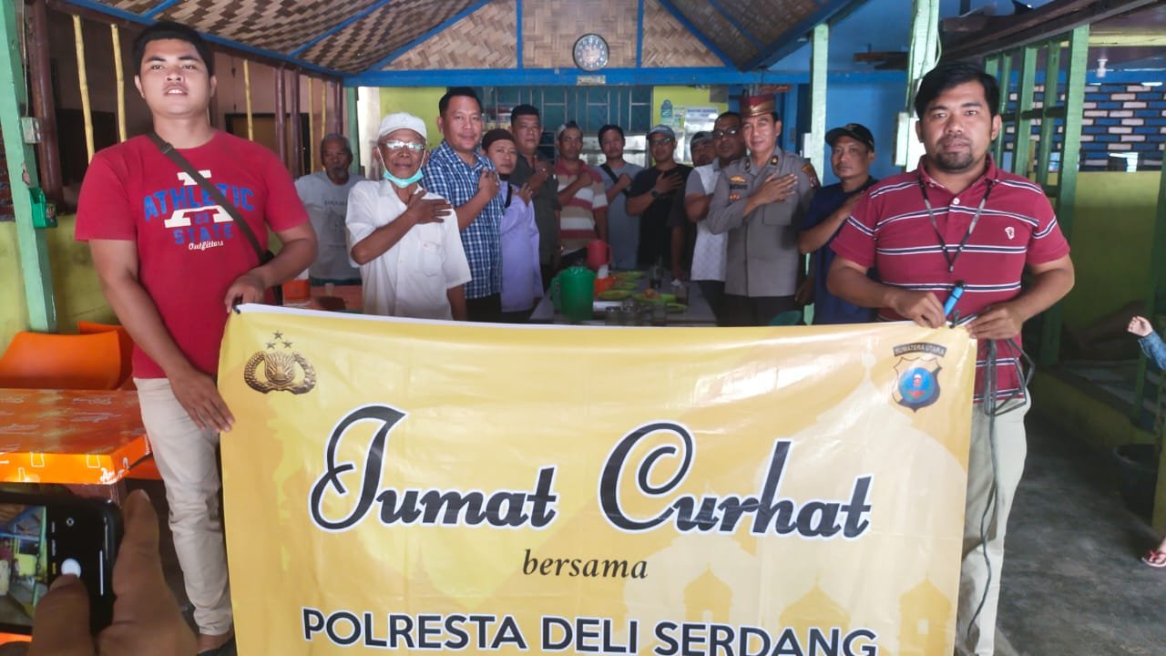 Dalam Rangka Jum'at Curhat, Polresta Deli Serdang Tampung Keluhan Warga
