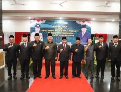 Pj Bupati Apriyadi Lantik Pejabat di Lingkungan Pemkab Muba