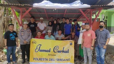 Polresta Deli Serdang Dengarkan Keluhan Warga Melalui Jum’at Curhat