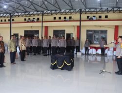 Kapolresta Deli Serdang Pimpin Sertijab Tiga Kapolsek Dan Pelepasan Purna Bhakti