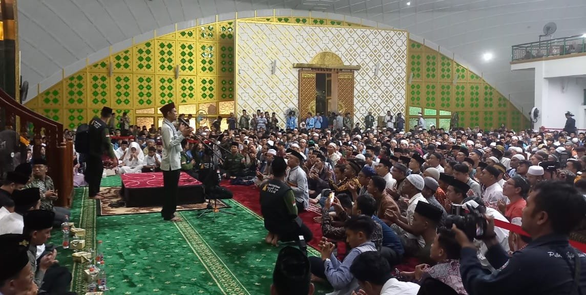 Polresta Deli Serdang Pengamanan Tabligh Akbar Ustad Abdul Somad
