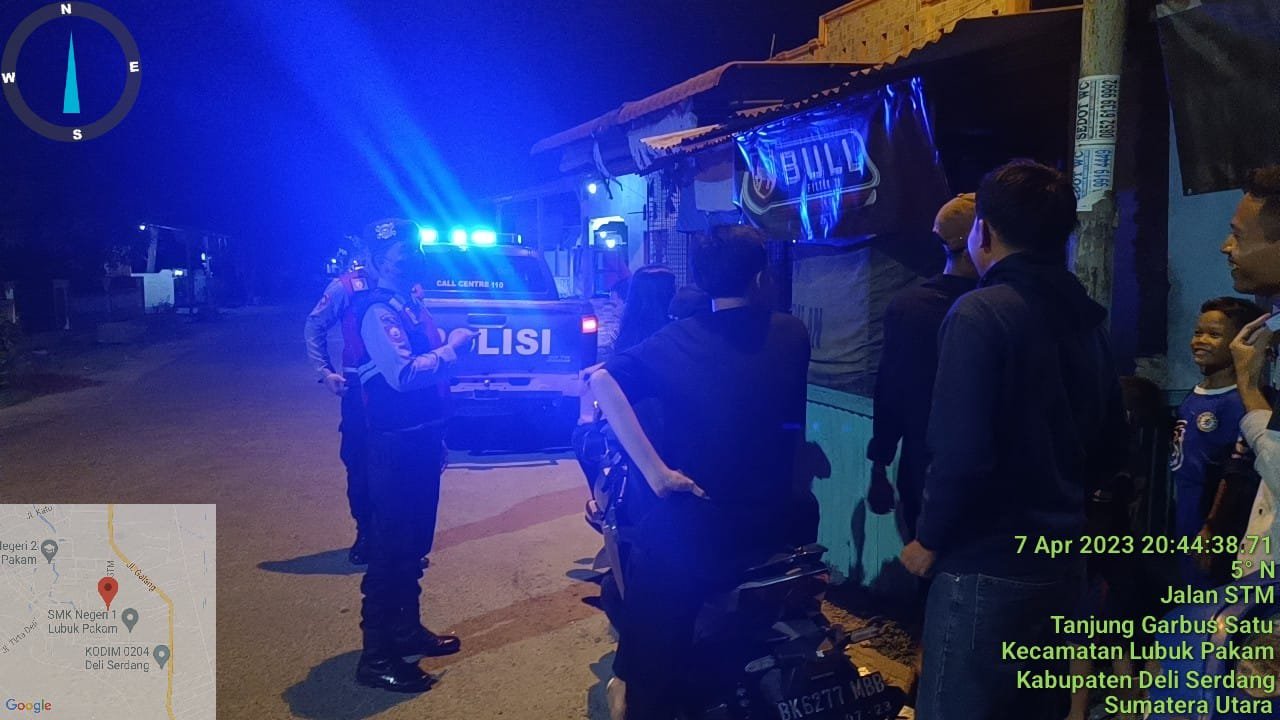 Polresta Deli Serdang Giat Patroli Sahur On The Road