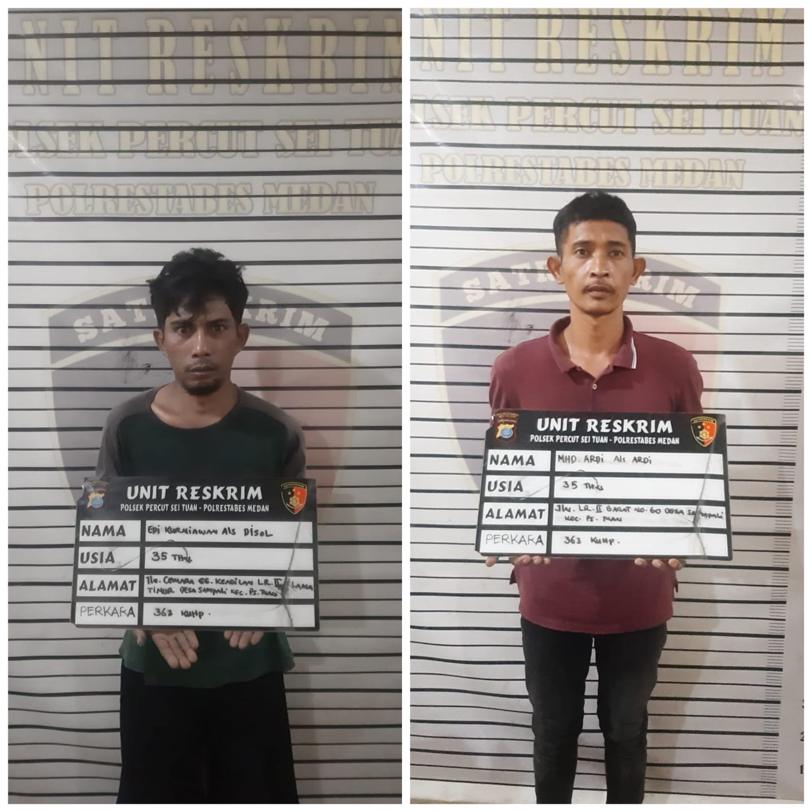 Curi Pintu Besi, 2 Pelaku Diciduk Polisi 1 DPO Curi Pintu Besi, 2 Pelaku Diciduk Polisi 1 DPO