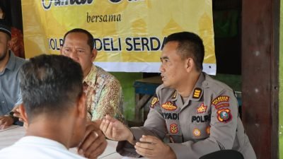 Dengar keluh Kesah Masyarakat, Polresta Deli Serdang Giat Jum'at Curhat