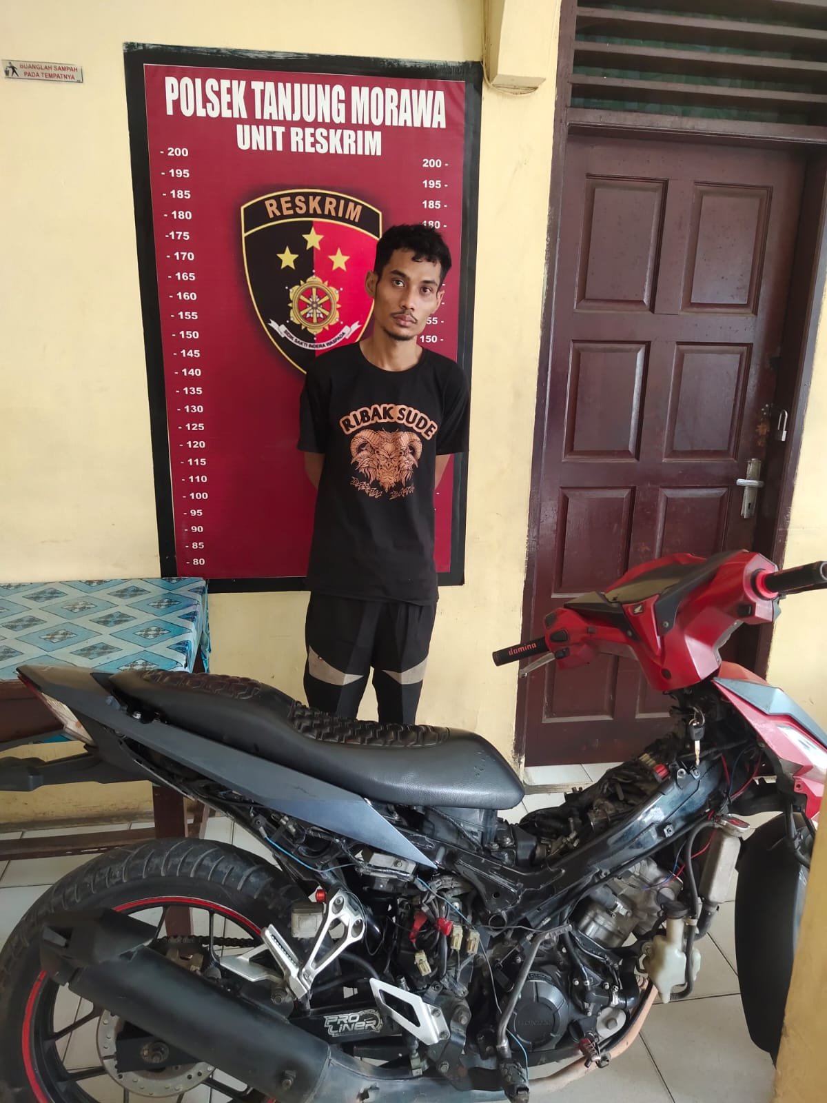 Unit Reskrim Polsek Tanjung Morawa Ciduk Pelaku Curanmor Unit Reskrim Polsek Tanjung Morawa Ciduk Pelaku Curanmor