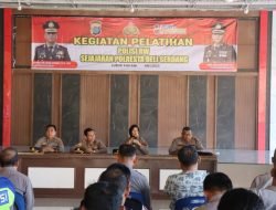 Personil Polresta Deli Serdang Ikuti Pelatihan Polisi Rukun Warga