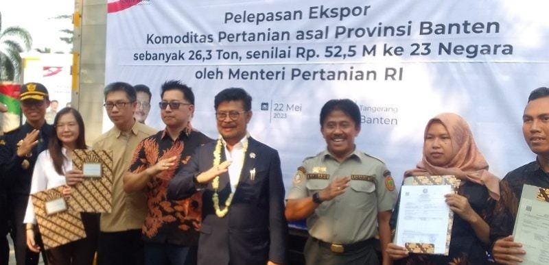 Target 1000 Triliun, Barantan Ekspor Produk Pertanian ke 23 Negara Target 1000 Triliun, Barantan Ekspor Produk Pertanian ke 23 Negara