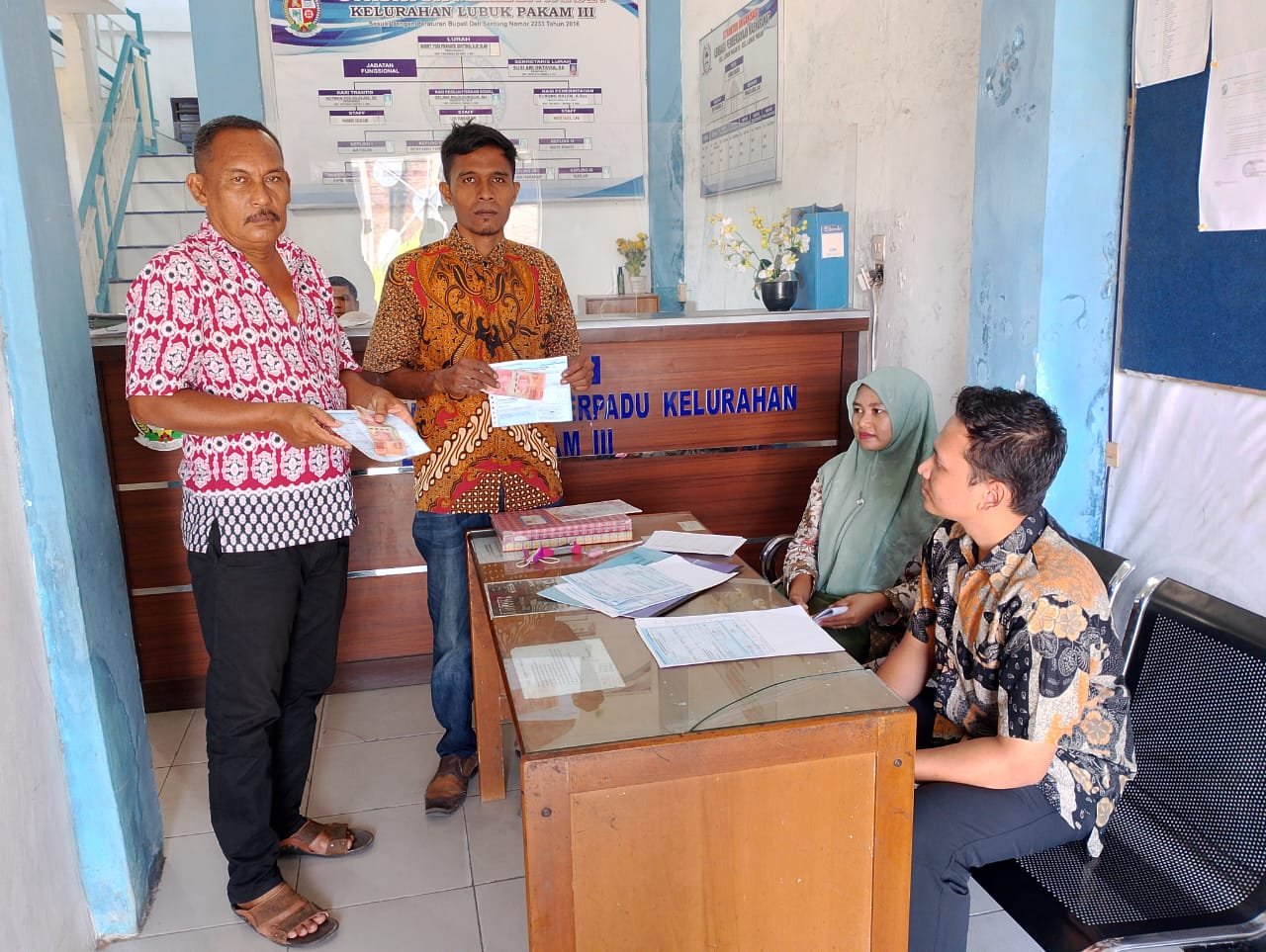 Kelurahan Lubuk Pakam lll Giat Pemungutan PBB Door to Door