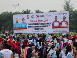 Polresta Deli Serdang Dan Pemkab Deli Serdang Gelar Olahraga Bersama