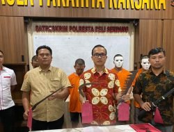 Sat Reskrim Polresta Deli Serdang Ciduk Geng Motor