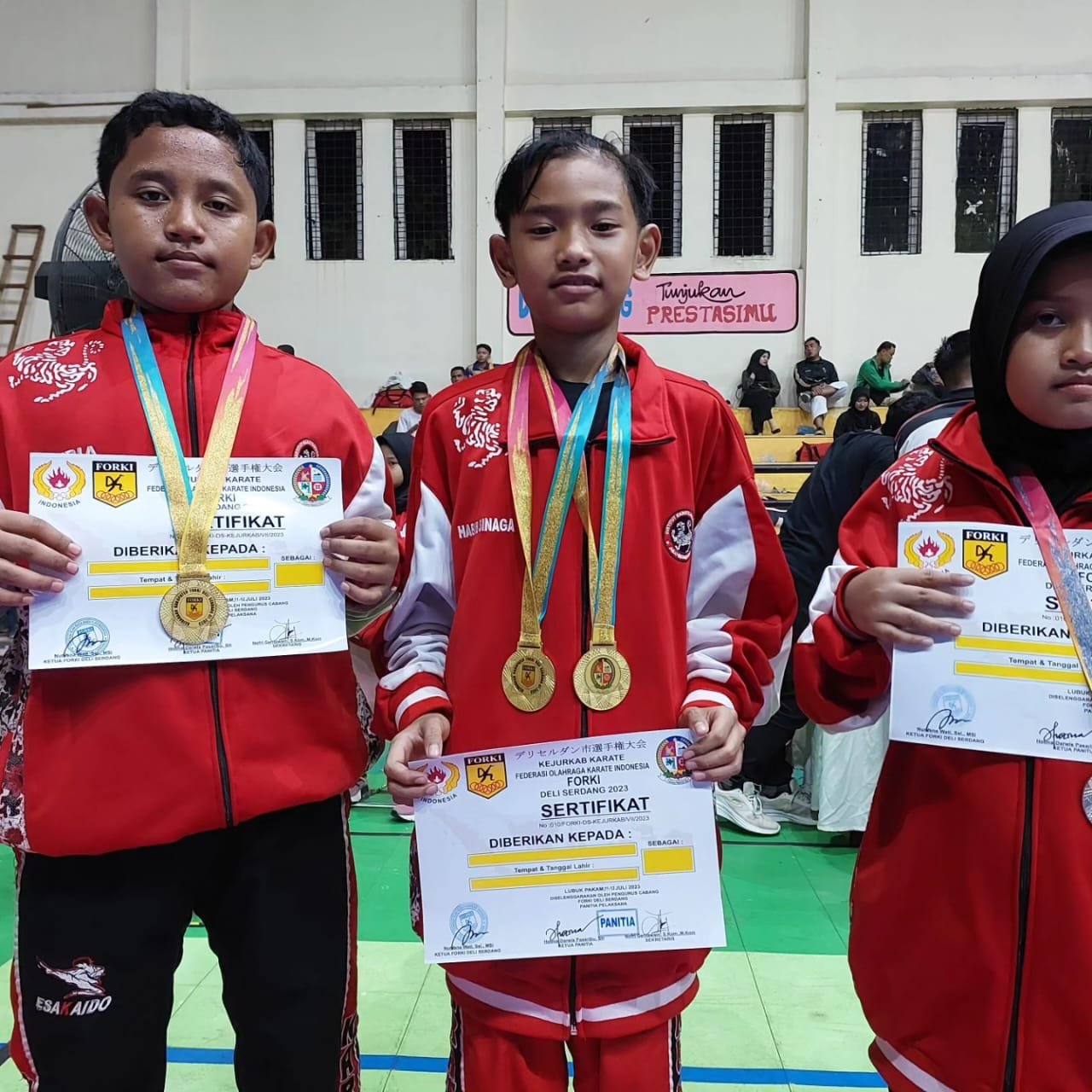 Habib Pratama Sinaga Raih 2 Medali Emas, Champion Kejurkab Forki Deli Sedang Habib Pratama Sinaga Raih 2 Medali Emas, Champion Kejurkab Forki Deli Sedang