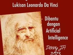 MELUKIS ULANG LUKISAN LEONARDO DA VINCI
