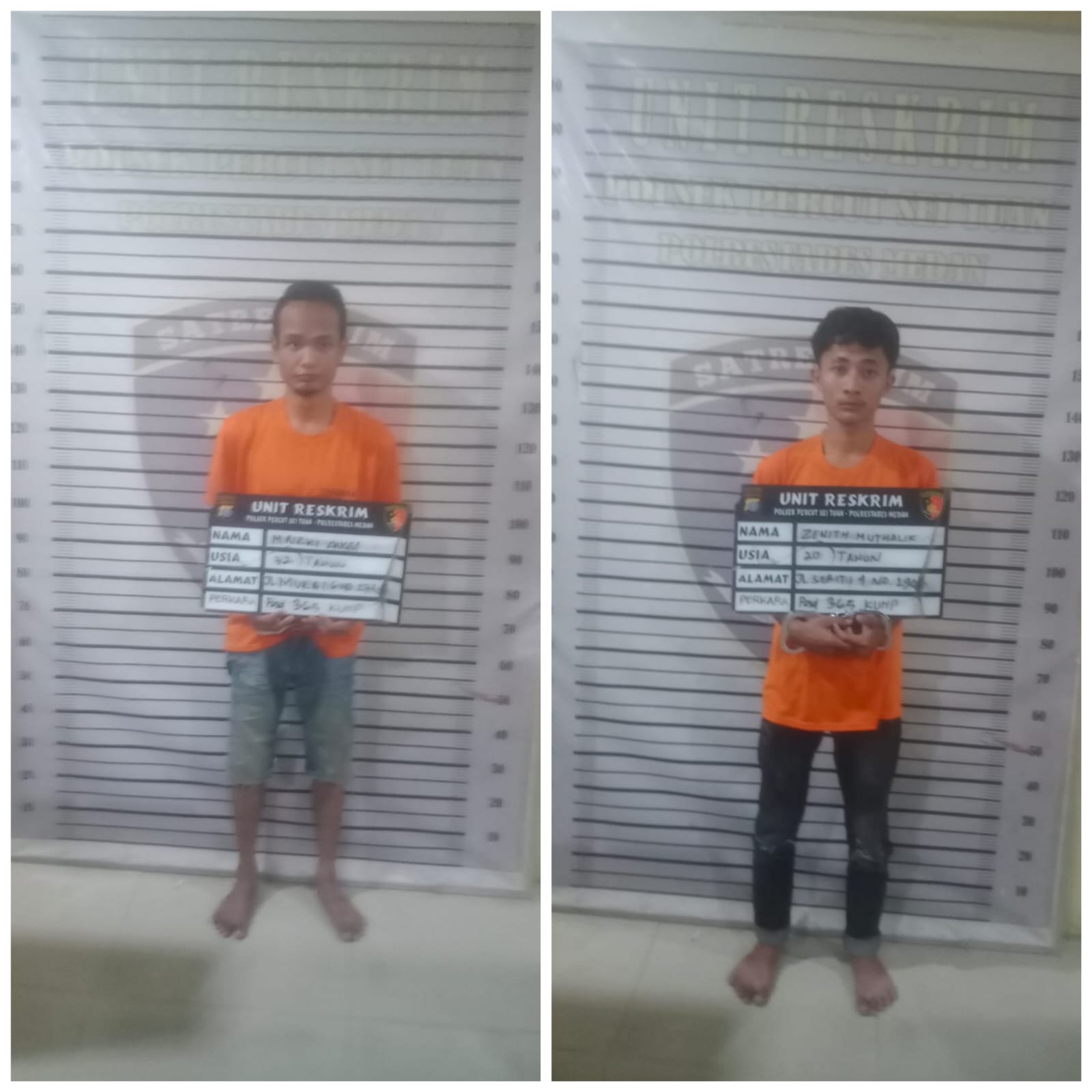 Polsek Percut Sei Tuan Ciduk Pelaku Pencurian Modus Aplikasi LGBT Hornet