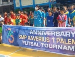 Gelar Jalan Sehat dan Futsal HUT ke-75 SMP Xaverius 1 Palembang