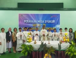 HUT 75 SMP Xaverius 1 Palembang Untuk Keselarasan Dalam Bertindak Mecerdaskan Kehidupan Bangsa