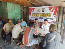 Polresta Deli Serdang Giat Jum’at Curhat