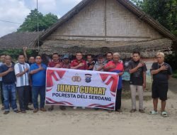 Polresta Deli Serdang Giat Jum’at Curhat