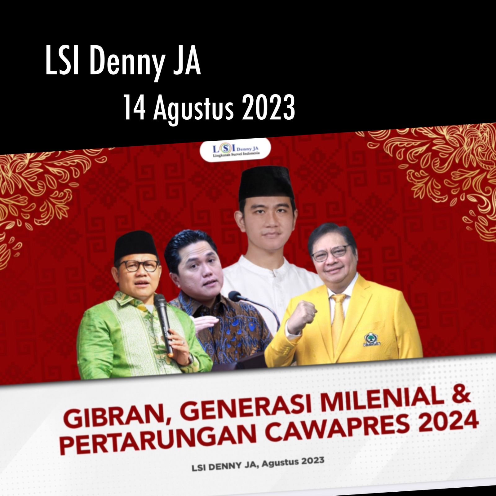 GIBRAN, GENERASI MILENIAL, DAN PERTARUNGAN CAWAPRES 2024 GIBRAN, GENERASI MILENIAL, DAN PERTARUNGAN CAWAPRES 2024