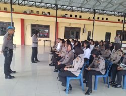 Personil Polwan Polresta Deli Serdang Jalani Tes Urine