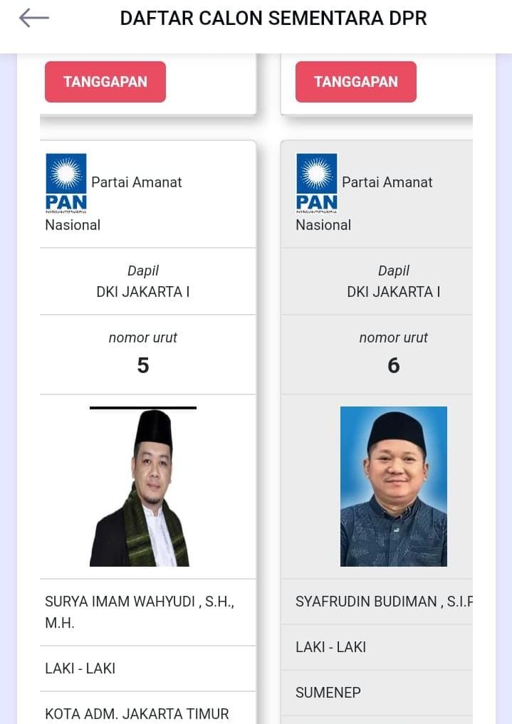 Bersama Artis Papan Atas, Nama Syafrudin Budiman Masuk DCS PAN DPR RI Dapil DKI Jakarta I Jakarta Timur