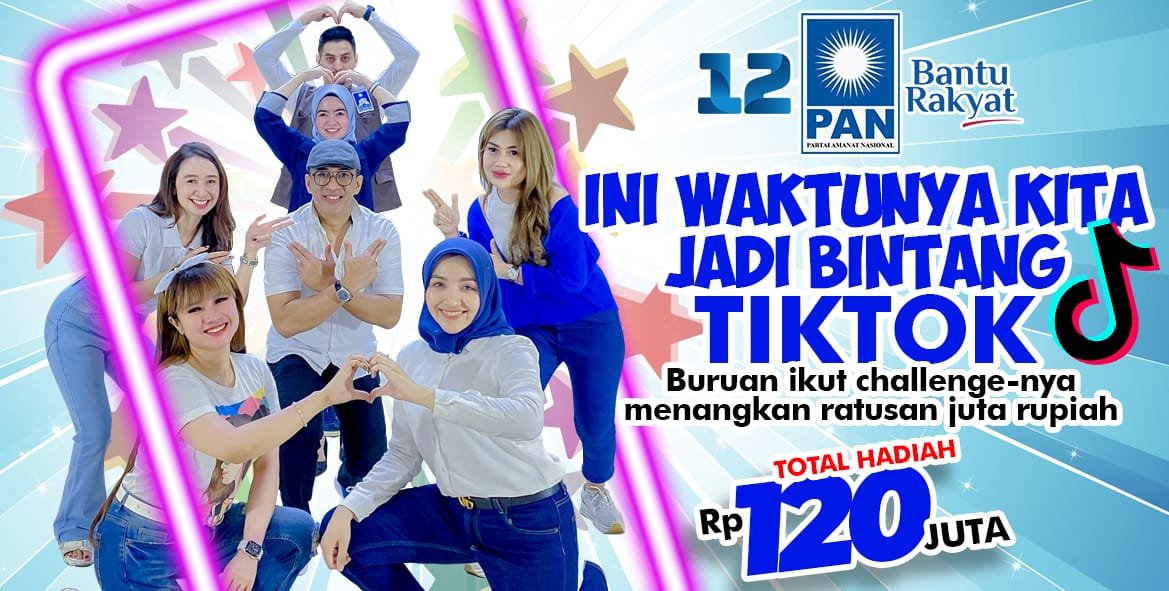 Juara Tiktok Dance Challenge DPW PAN Jatim Diumumkan di Panggung Color Run dan Pesta Rakyat, 27 Agustus 2023 Juara Tiktok Dance Challenge DPW PAN Jatim Diumumkan di Panggung Color Run dan Pesta Rakyat, 27 Agustus 2023