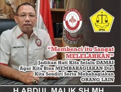H. Abdul Malik, SH, MH, Bacaleg Gerindra DPR RI Dapil Jatim XI Madura, Ingatkan Politisi Jangan Terjebak Politik Uang