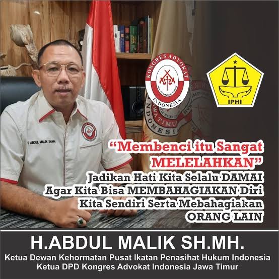 H. Abdul Malik, SH, MH, Bacaleg Gerindra DPR RI Dapil Jatim XI Madura, Ingatkan Politisi Jangan Terjebak Politik Uang H. Abdul Malik, SH, MH, Bacaleg Gerindra DPR RI Dapil Jatim XI Madura, Ingatkan Politisi Jangan Terjebak Politik Uang
