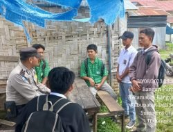 Antisipasi Tawuran Antar Pelajar, Polsek Bangun Purba Lakukan Himbauan Kamtibnas Kepada Para Pelajar