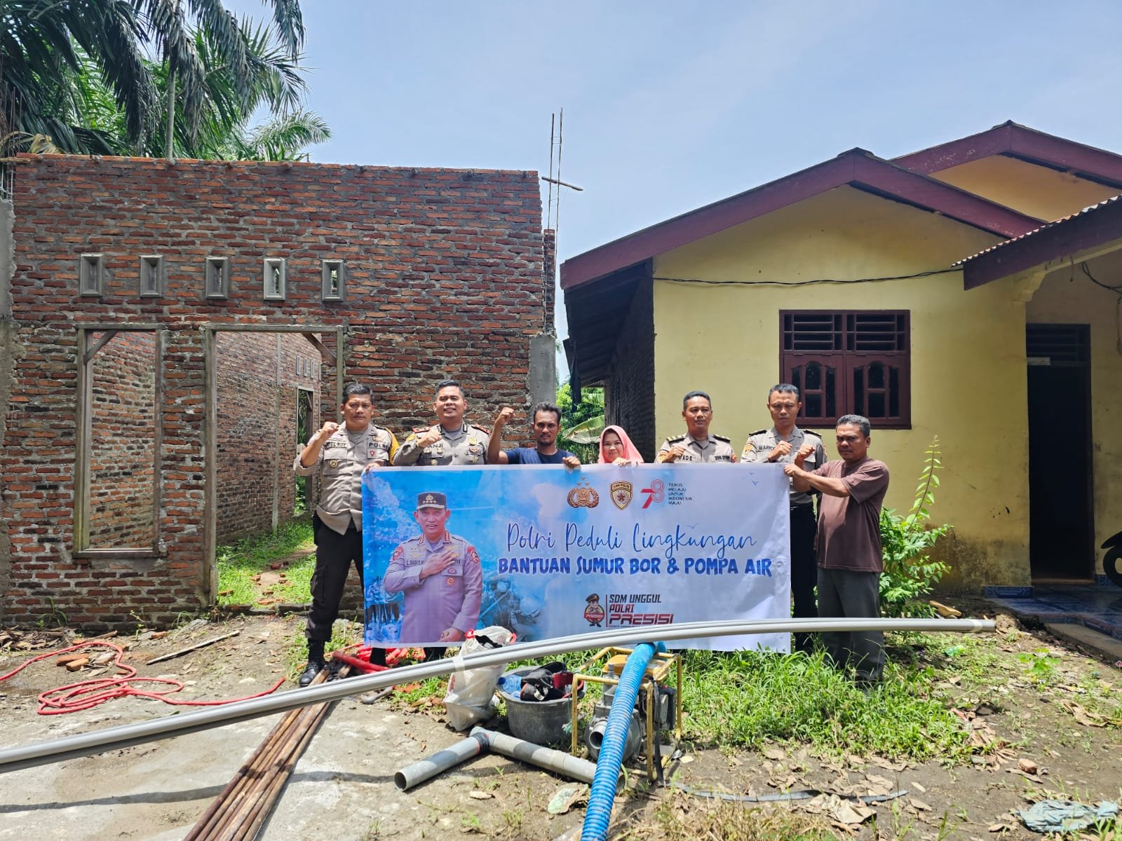 Polri Peduli, Polsek Na IX-X Sediakan Sumur Bor Dan Pompa Air Polri Peduli, Polsek Na IX-X Sediakan Sumur Bor Dan Pompa Air