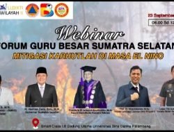 UBD Lakukan Webinar Forum Guru Besar Tentang Mitigasi Karhutlah