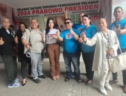 Barisan Pembaharuan 08 Meriahkan Pengundian Nomor 2 Prabowo – Gibran di KPU RI