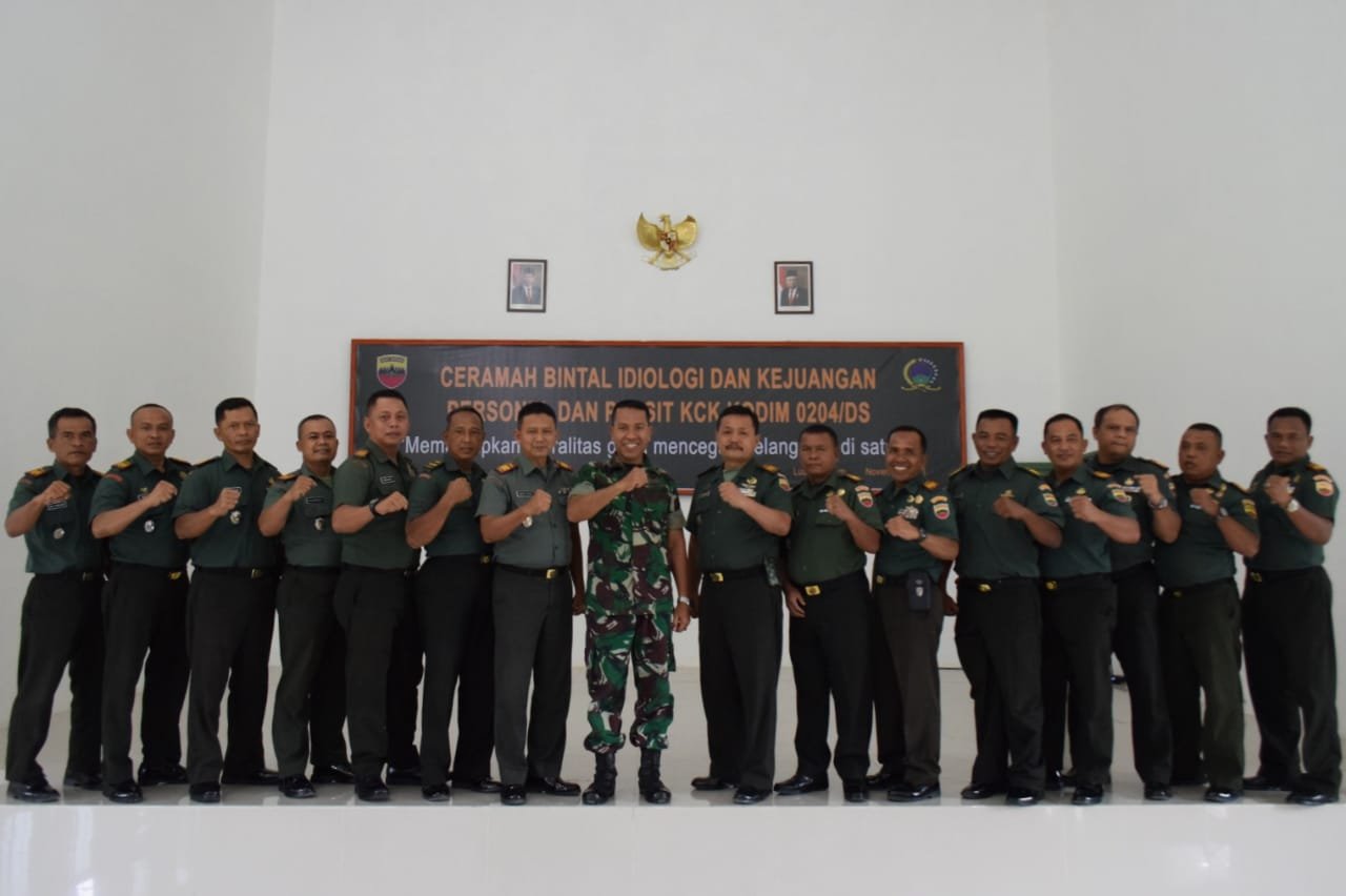 Dandim 0204/DS Terima Kunjungan Kajari Deli Serdang