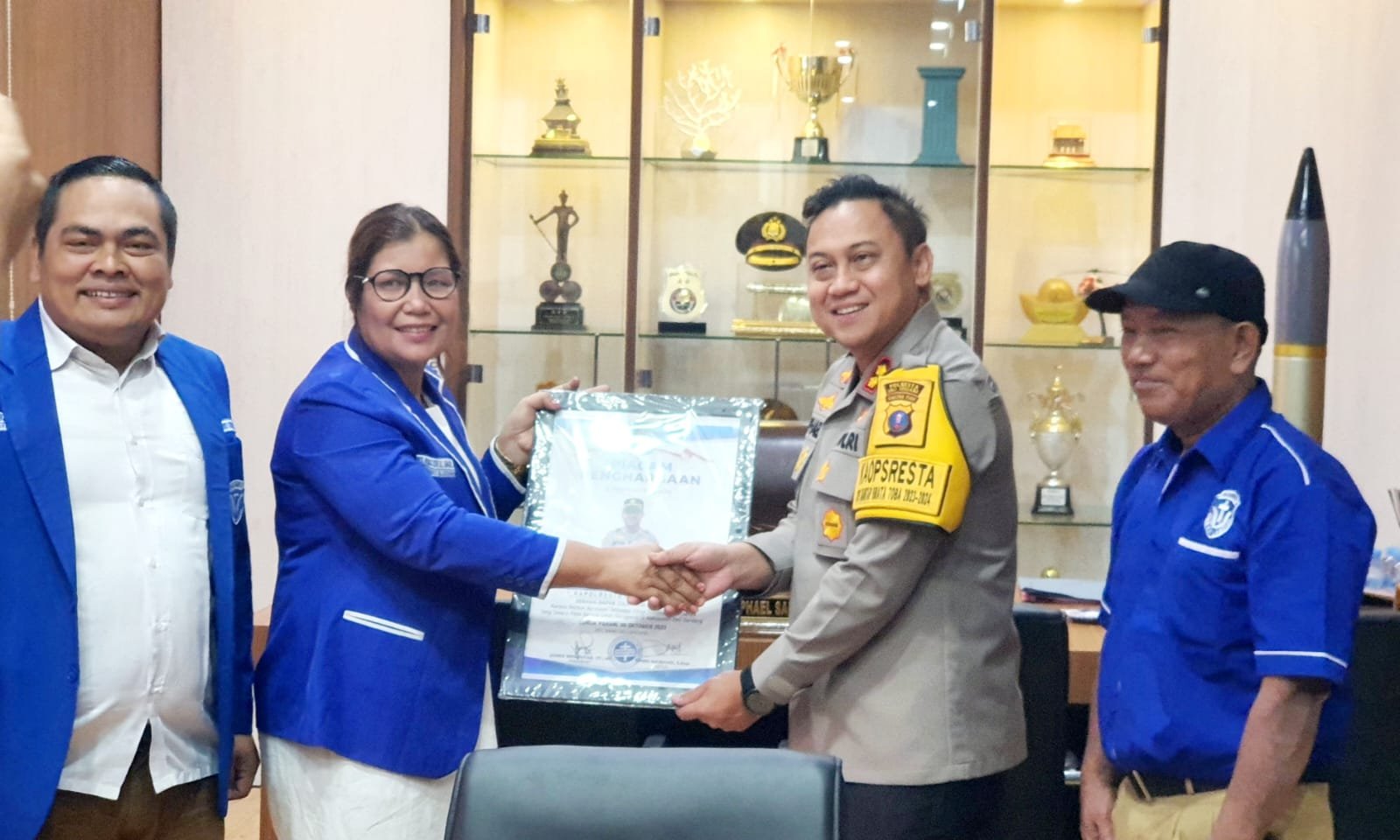 Kapolresta Deli Serdang Sambut Baik Audiensi GAMKI Deli Serdang Kapolresta Deli Serdang Sambut Baik Audiensi GAMKI Deli Serdang