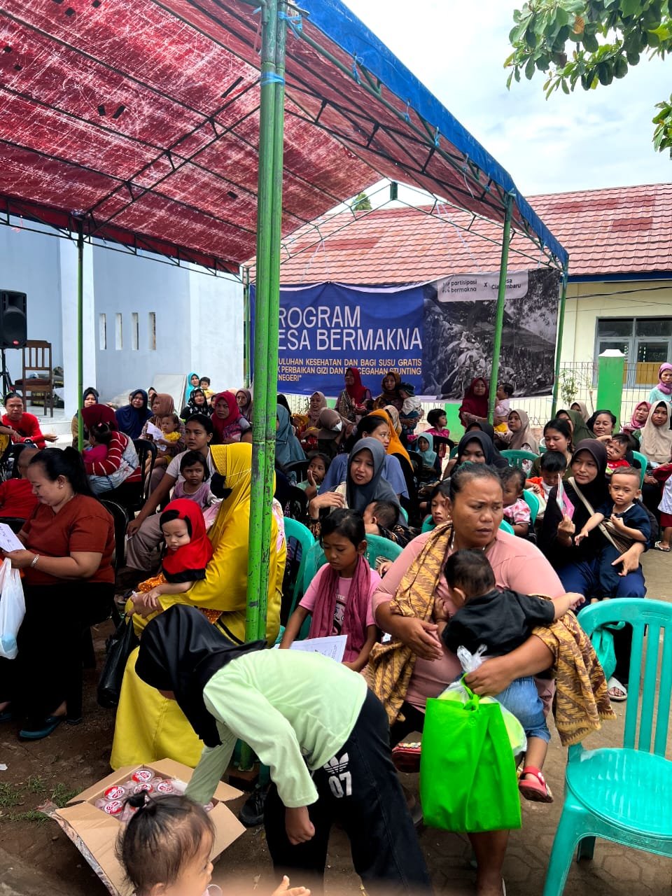 Partisipasi Bermakna Gelar Penyuluhan Kesehatan, Dapur Umum dan Bagikan Susu Mengentaskan Stunting