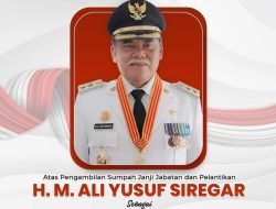 H. M. Ali Yusuf Siregar Dilantik Menjadi Bupati Deli Serdang