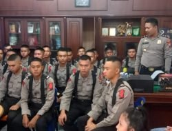 Kapolsek Medan Timur Lepas Siswa Latja SPN Polda Sumut