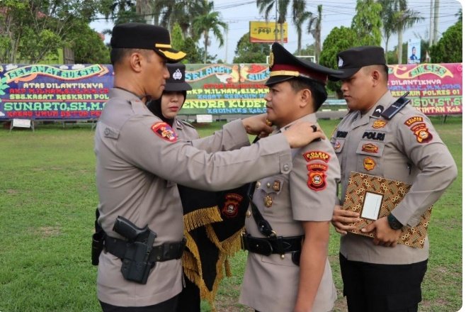 GELAR ACARA SERTIJAB KASAT RESKRIM OGAN ILIR DI SAMBUT MERIAH