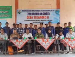 Desa Sejangko II kecamatan Rantau Panjang Kabupaten Ogan Ilir Melaksanakan Musrenbangdes (musawarah perencanaan pembangunan desa) Tahun Anggaran 2024