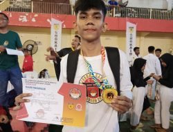 Siswa SMA Neg 1 Lubuk Pakam Rouin Romito Lumban Gaol Raih Juara 1 Kejurda Karate Shokaido Ke – IV
