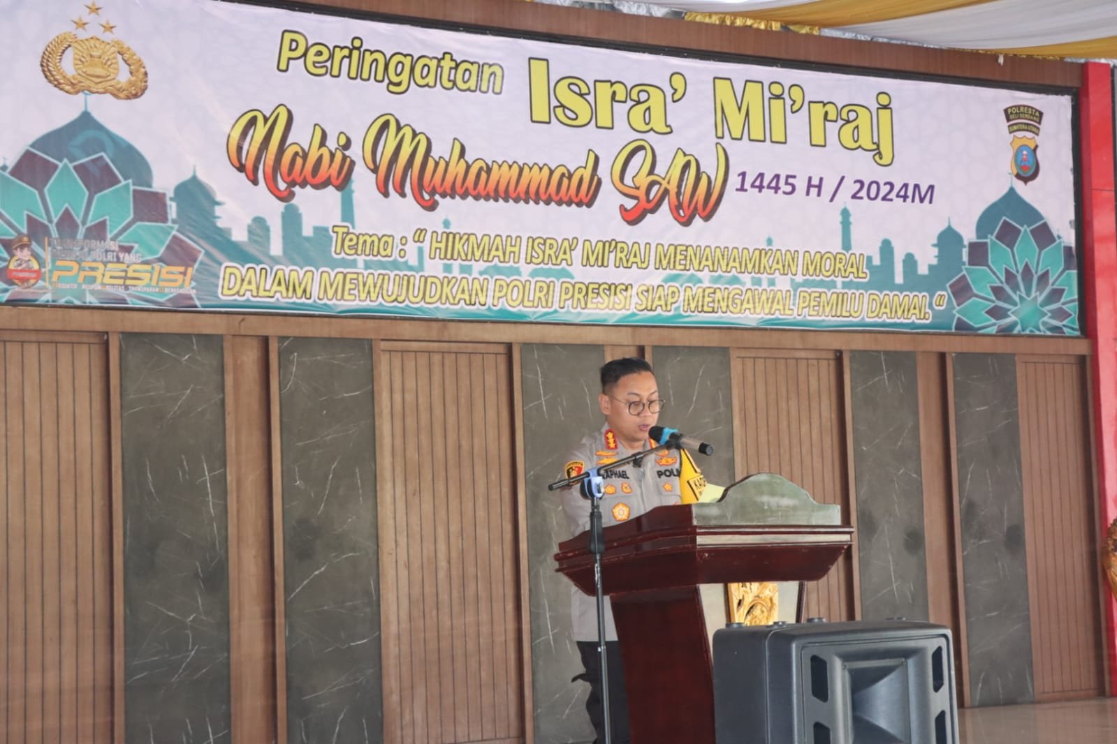 Polresta Deli Serdang Peringati Isra’ Mi’raj, 1445 H / 2024 M Polresta Deli Serdang Peringati Isra’ Mi’raj, 1445 H / 2024 M