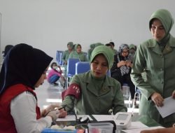 Persit Kodim 0204/DS Sumbang 250 Kantong Darah Untuk Kemanusiaan