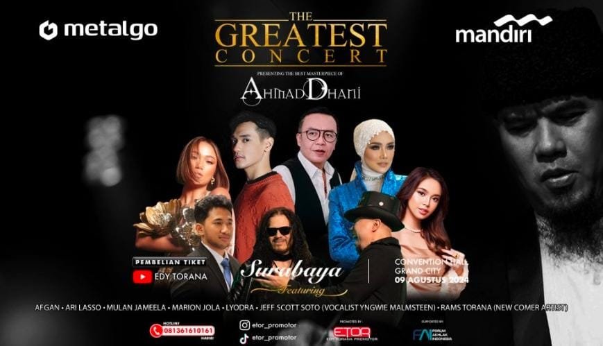 Edy Torana Promotor Gelar Mahakarya Ahmad Dhani Bersama Ari Lasso, Jeff Scott Soto, Afgan, Mulan Jameela dkk Edy Torana Promotor Gelar Mahakarya Ahmad Dhani Bersama Ari Lasso, Jeff Scott Soto, Afgan, Mulan Jameela dkk